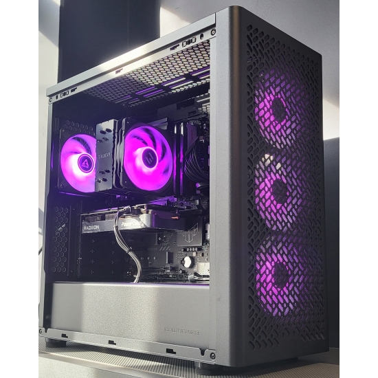 Komputer do gier Battlefield 6 Elite 502 Black AMD 7500F 32GB DDR5 RX 9060XT 16GB 1TB 600W  W11Pro czarna